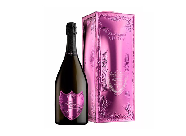 延边香槟酒回收香槟王唐培里侬Dom Perignon Lady Gaga 粉红桃红香槟限量发光版礼盒香槟起泡酒