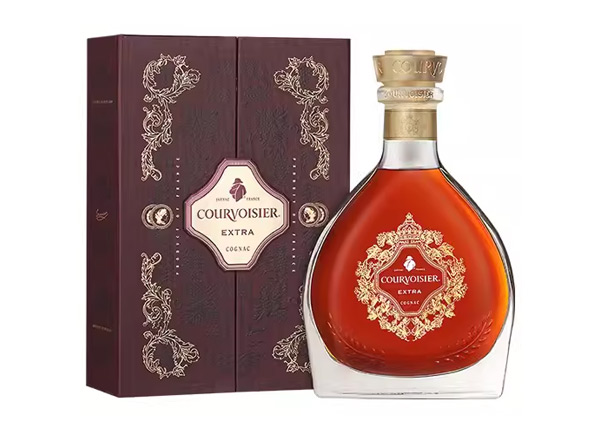 延边回收拿破仑至尊EXTRA馥华诗干邑白兰地700ml礼盒装Courvoisier洋酒