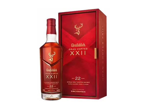 延边回收格兰菲迪22年璀璨珍藏版威士忌700ml礼盒装Glenfiddich XXII苏格兰威士忌