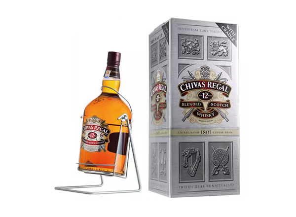 延边芝华士12年威士忌回收4500ml 9斤装4.5L进口Chivas Regal洋酒礼盒