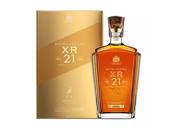 延边Johnnie Walker尊尼获加XR21年回收尊尼获加威士忌约翰走路洋酒750ml礼盒