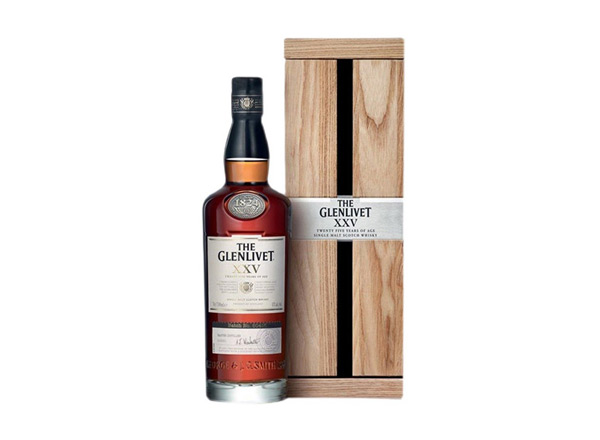 延边格兰威特威士忌回收格兰威特25年陈酿威士忌The Glenlivet XXV洋酒上门收购