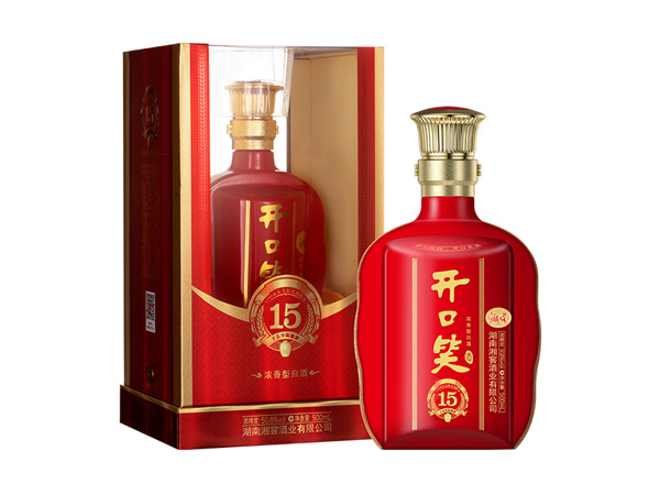 延边湘窖开口笑15陈酿16回收开口笑酒十五年陈酿酒开口笑15大喜版上门收购价格高