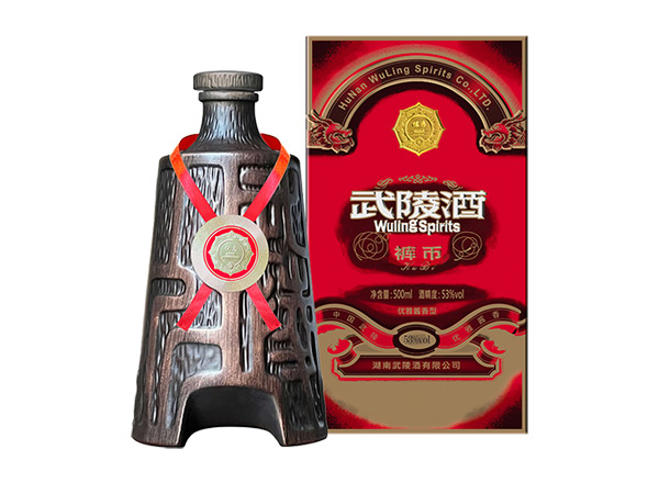 延边回收武陵酒裤币53度酱香型白酒500ml/1L礼盒装裤币武陵酒收购