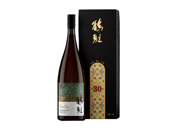 延边鹤驻新花雕回收鹤驻30年瑞鹤图黄酒