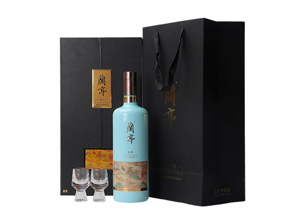 延边会稽山黄酒回收兰亭大师三十年陈酿1L礼盒装绍兴黄酒