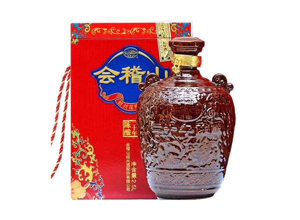 延边回收会稽山二十年黄酒陶坛20年陈酿2.5L花雕酒