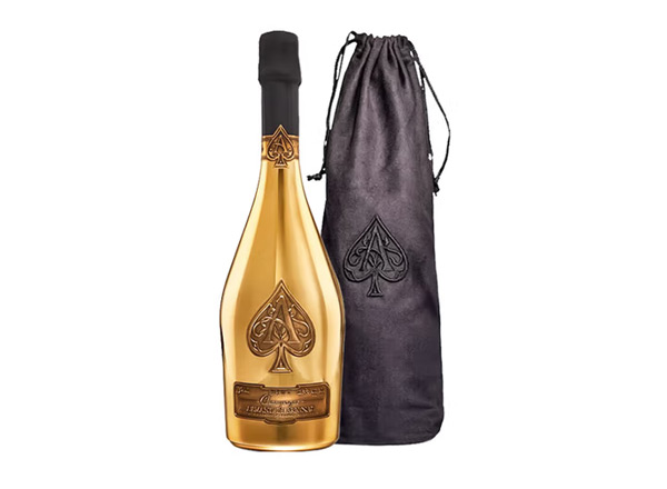 延边黑桃A香槟回收黑桃A黄金香槟金色瓶Armand de Brignac Brut